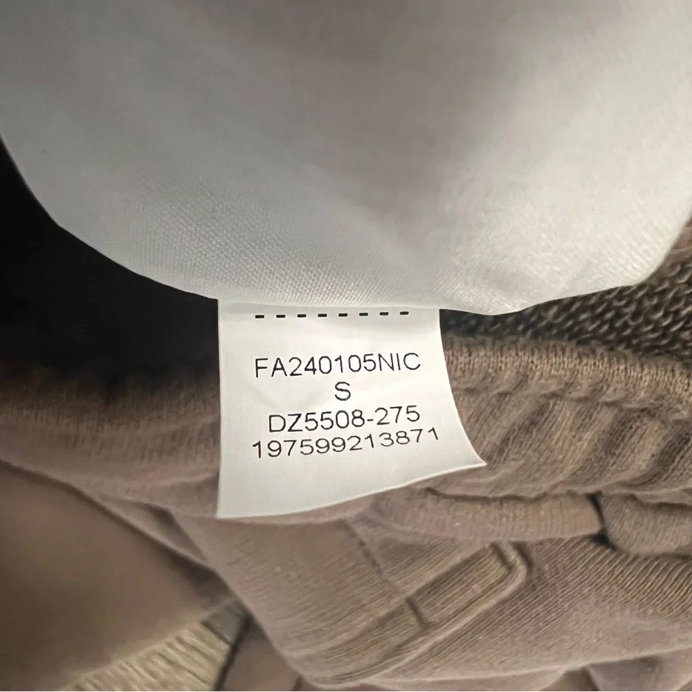Air Jordan x Travis Scott Fleece Pant Palomino Brown Size Small DZ5508-275